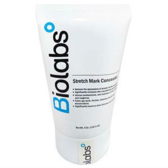 Biolabs Stretch Mark Concealer 4 Oz. Tube Buy 1 get 1 FREE BOGO All Natural NEW - Picture 1 of 3